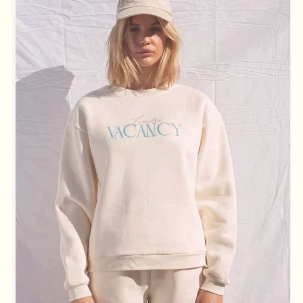 Peppermayo Vacancy Supply Australia Crewneck Sweatshirt - Butter Size XS